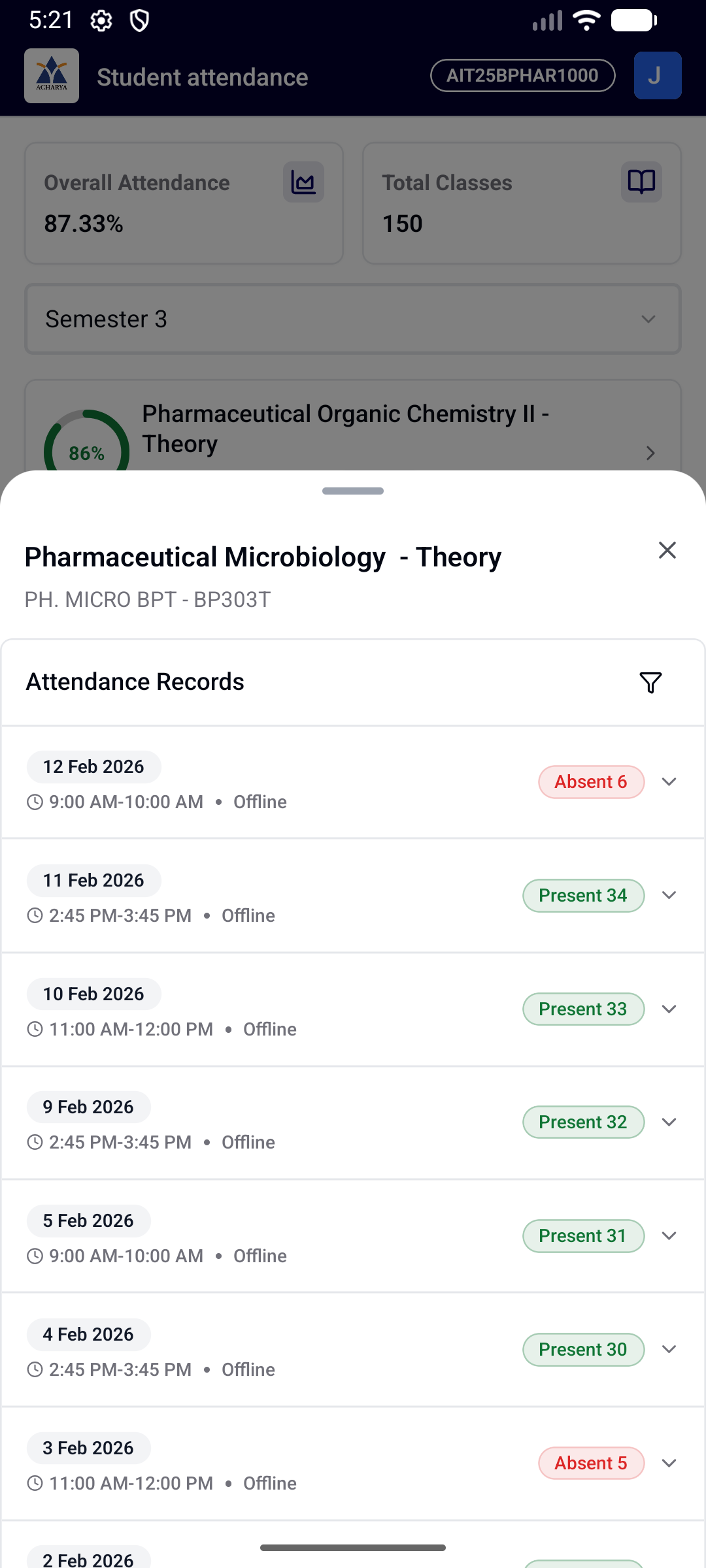 App screenshot