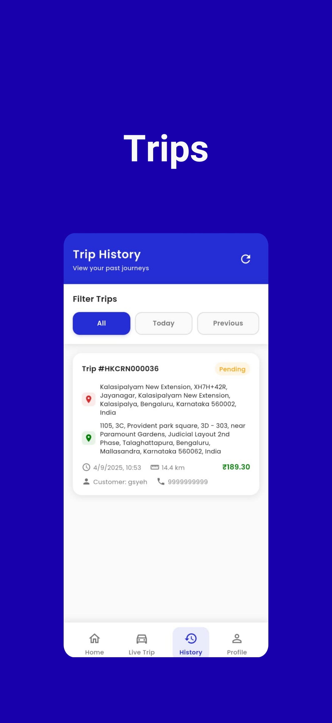 App screenshot