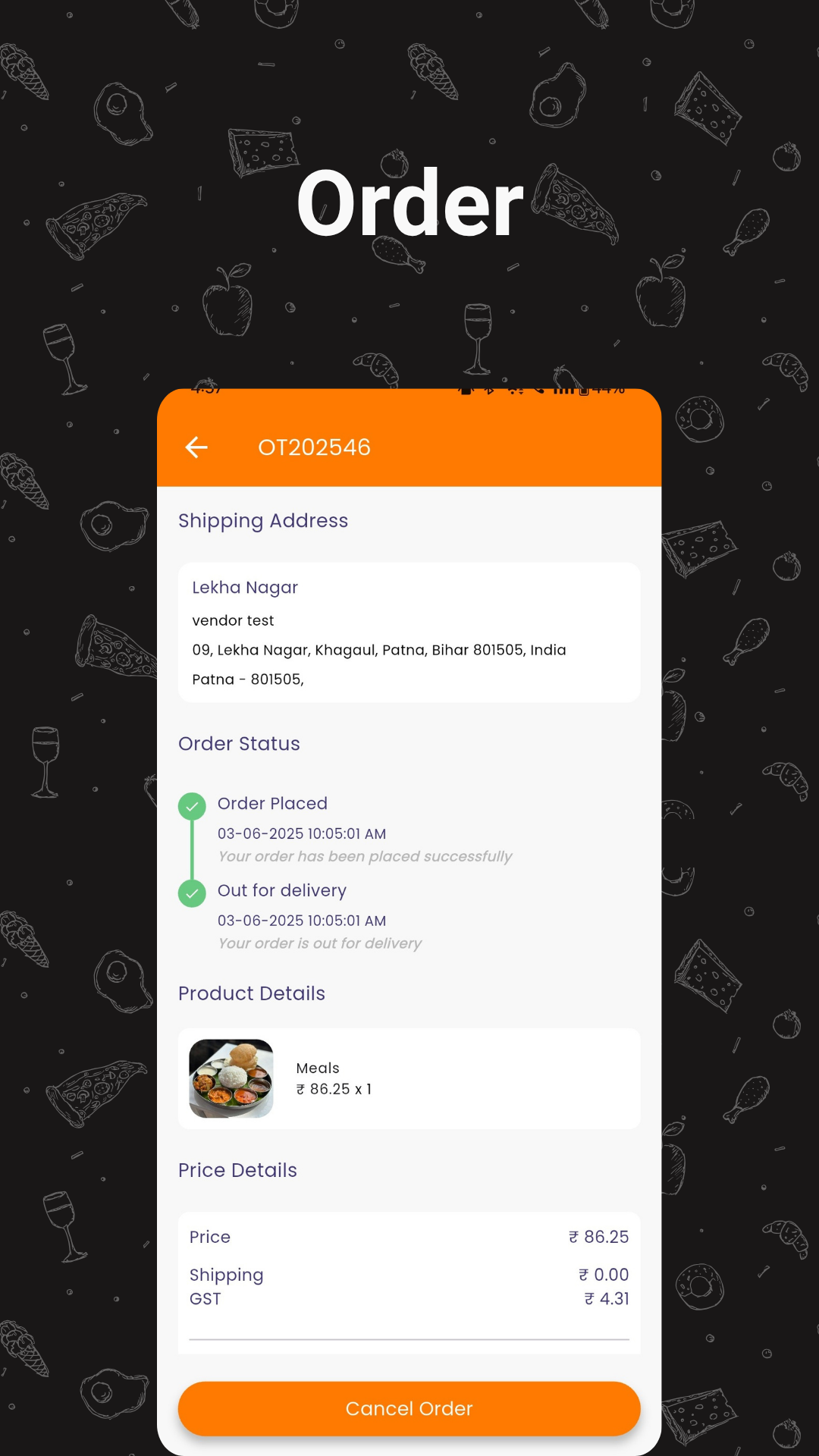 App screenshot